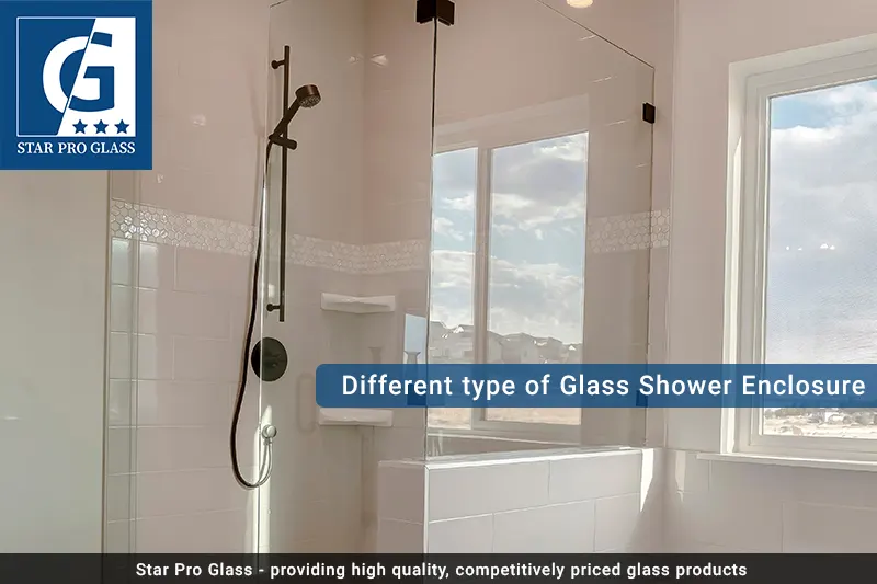 Different type of Glass Shower Enclosure