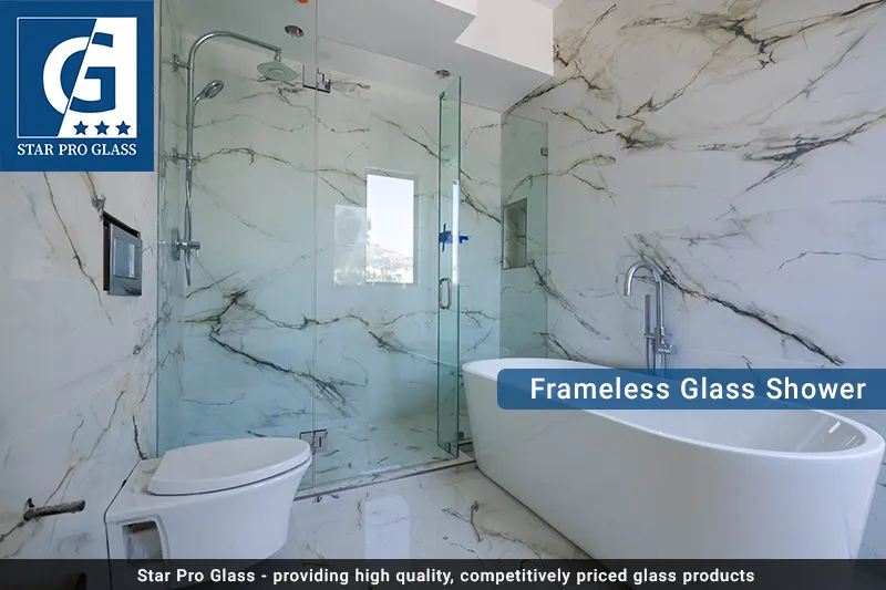 Frameless Glass Shower